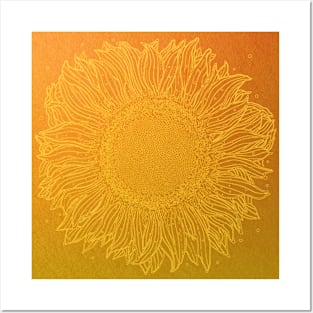 Tangerine Dream Sunflower Posters and Art